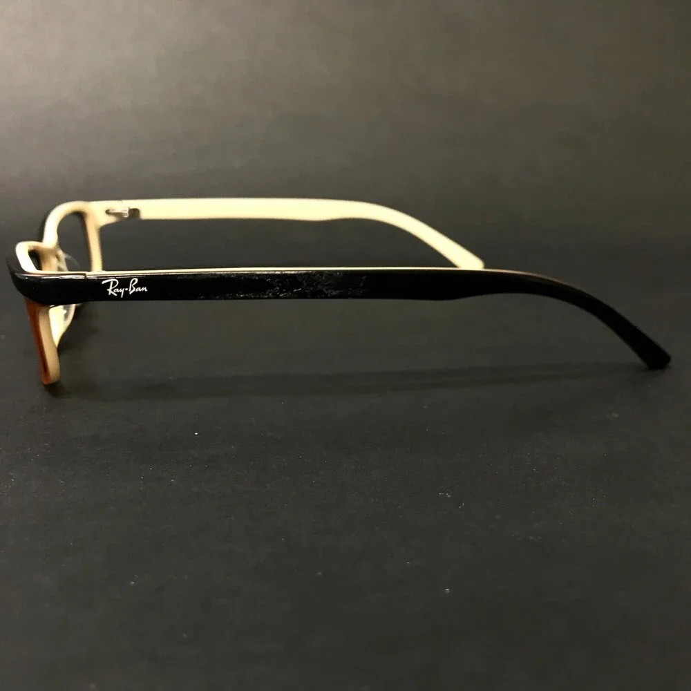 Ray-Ban Eyeglasses Frames RB5065 2187 Brown Fade Ivory Cat Eye 52-15-135
